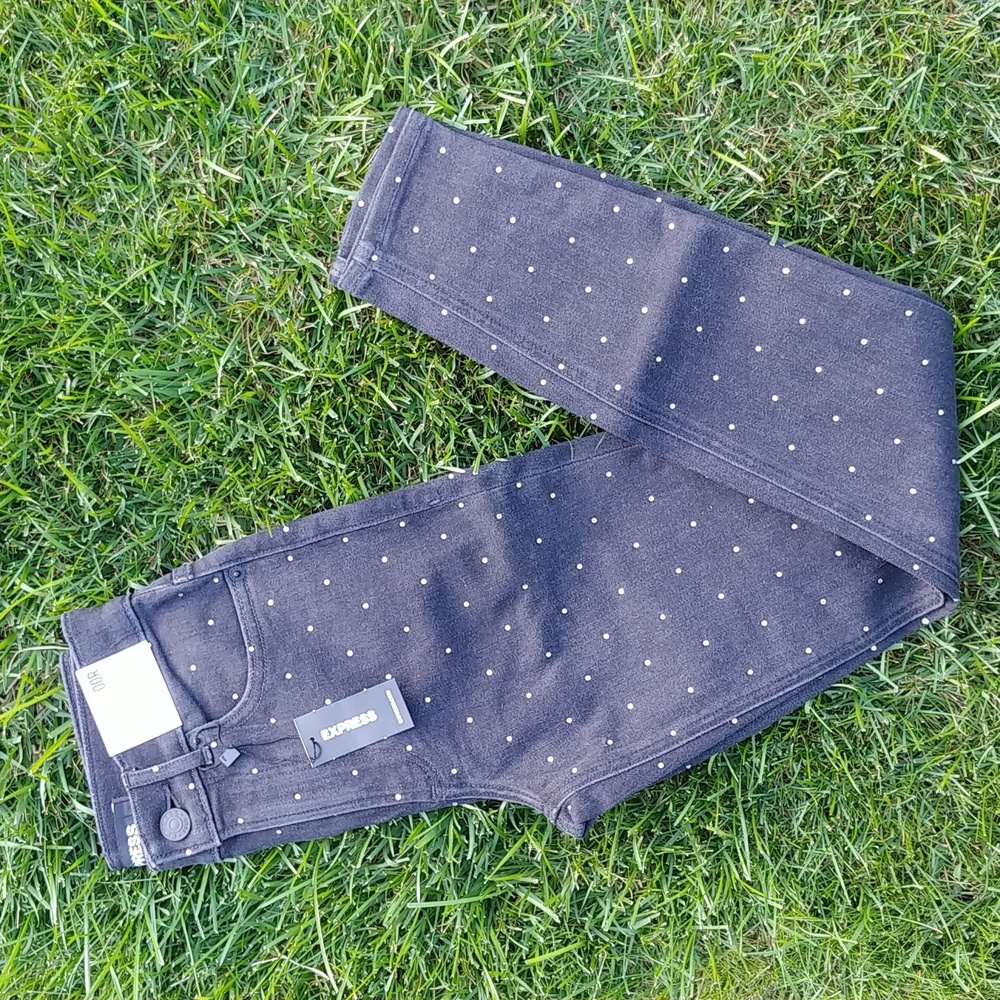 EXPRESS High Rise πBLINGπ Ankle Legging - Picture 1 of 11